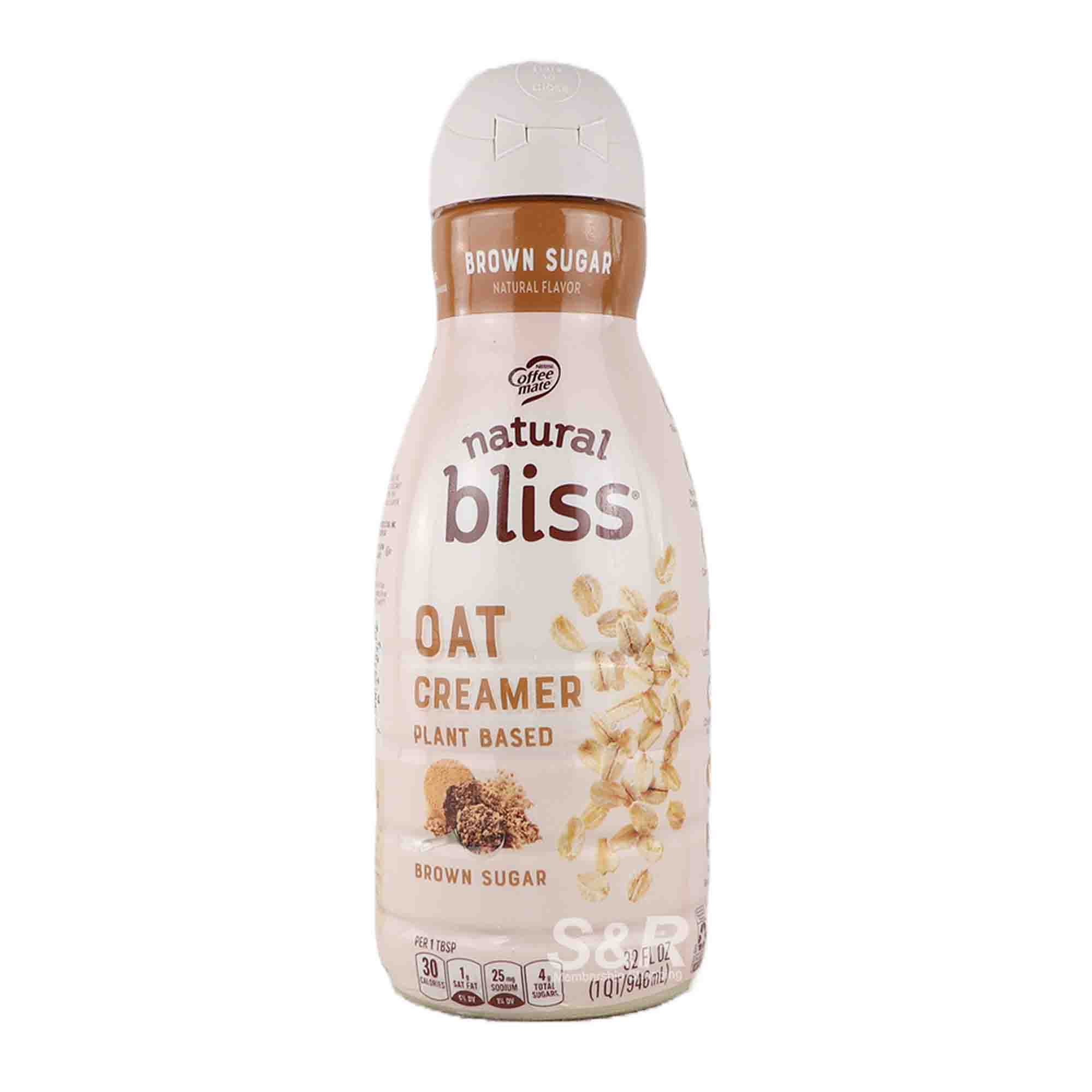 Nestle Coffee-Mate Natural Bliss Brown Sugar Oat Creamer 946mL Nestle Coffee-Mate Natural Bliss Brown Sugar Oat Creamer 946mL